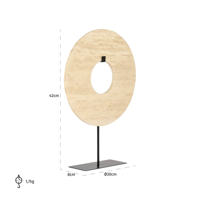 Decoratieve standaard Manou groot (Beige) van Richmond Interiors – Luxe comfort op maat van PureWonen. Vraag naar de beste prijs.