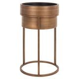 Plantenbak Chadd brushed gold