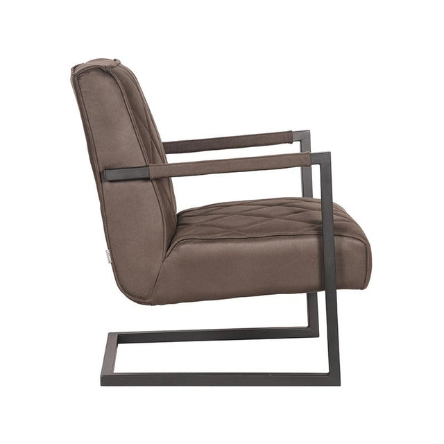 D-MAXX Fauteuil Denmark - Antraciet - Microfiber van D-MAXX – Luxe comfort op maat van PureWonen. Vraag naar de beste prijs.