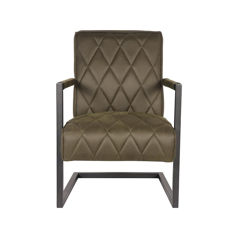 D-MAXX Fauteuil Denmark - Army green - Microfiber