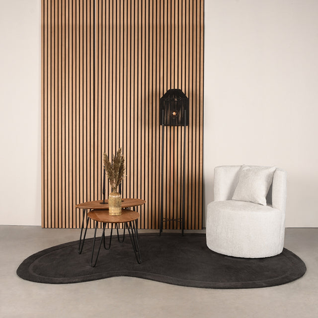LABEL51 Fauteuil Evy - Crème - Elegance - 65 cm van LABEL51 - laagste prijs offerte van PureWonen