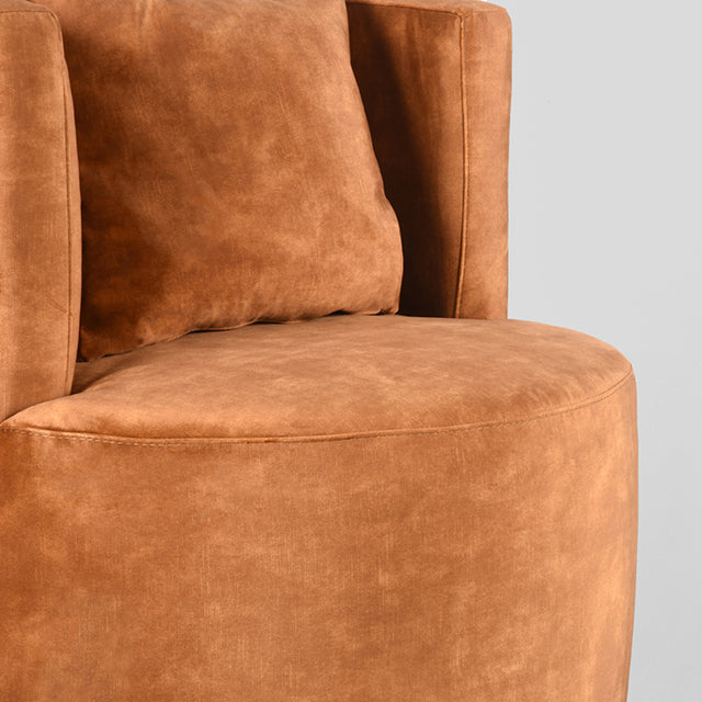 LABEL51 Fauteuil Evy - Oker - Velours - 65 cm van LABEL51 – Luxe comfort op maat van PureWonen. Vraag naar de beste prijs.