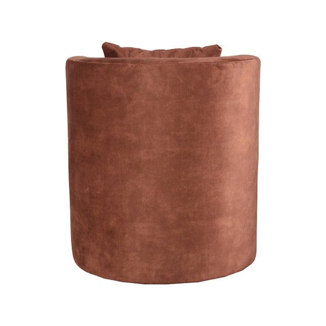 LABEL51 Fauteuil Evy - Rust - Velours - 65 cm van LABEL51 - laagste prijs offerte van PureWonen