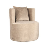 LABEL51 Fauteuil Evy - Zand - Velours - 65 cm van LABEL51 – Luxe comfort op maat van PureWonen. Vraag naar de beste prijs.