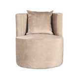 LABEL51 Fauteuil Evy - Zand - Velours - 65 cm van LABEL51 – Luxe comfort op maat van PureWonen. Vraag naar de beste prijs.