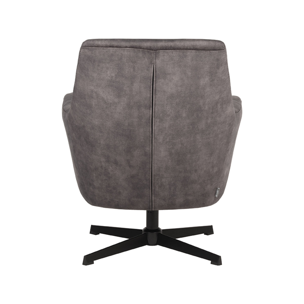 LABEL51 Fauteuil Toby - Antraciet - Velours van LABEL51 – Luxe comfort op maat van PureWonen. Vraag naar de beste prijs.