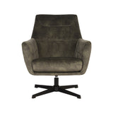 LABEL51 Fauteuil Toby - Hunter - Velours van LABEL51 – Luxe comfort op maat van PureWonen. Vraag naar de beste prijs.
