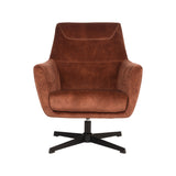 LABEL51 Fauteuil Toby - Rust - Velours van LABEL51 – Luxe comfort op maat van PureWonen. Vraag naar de beste prijs.