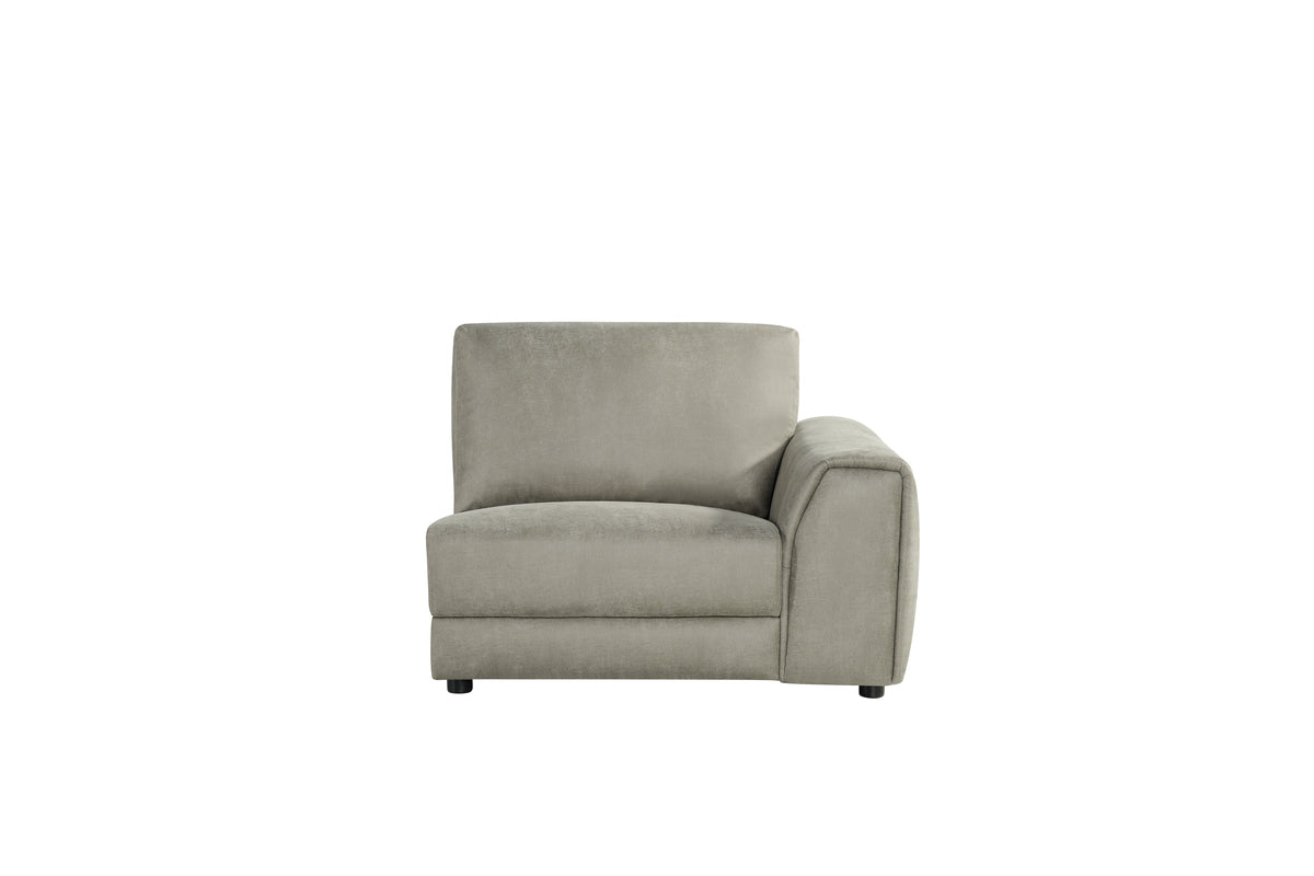 LABEL51 Bank Tivoli - Taupe - Micro Suede - 1,5-Zits Arm Rechts Voorstaand van LABEL51 - laagste prijs offerte van PureWonen