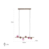 Hanglamp Bente roze (Pink) van Richmond Interiors – Luxe comfort op maat van PureWonen. Vraag naar de beste prijs.