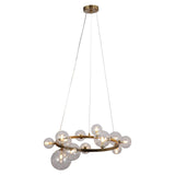 Hanglamp Yosie brushed gold (Brushed Gold) van Richmond Interiors – Luxe comfort op maat van PureWonen. Vraag naar de beste prijs.