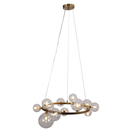 Hanglamp Yosie brushed gold (Brushed Gold) van Richmond Interiors – Luxe comfort op maat van PureWonen. Vraag naar de beste prijs.