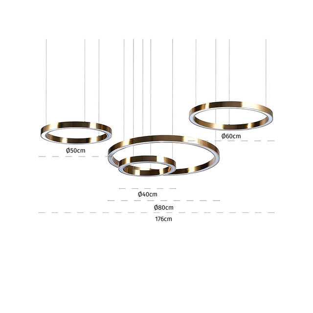 Hanglamp Lilou (Brushed Gold) van Richmond Interiors – Luxe comfort op maat van PureWonen. Vraag naar de beste prijs.