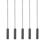 LABEL51 Hanglamp Ferroli - Zwart - Metaal - 5-lichts van LABEL51 - laagste prijs offerte van PureWonen