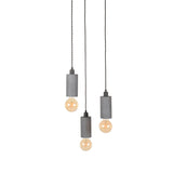 LABEL51 Hanglamp Fresco - Concrete - Beton - 3-Lichts van LABEL51 - laagste prijs offerte van PureWonen