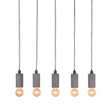 LABEL51 Hanglamp Fresco - Concrete - Beton - 5-Lichts van LABEL51 – Luxe comfort op maat van PureWonen. Vraag naar de beste prijs.