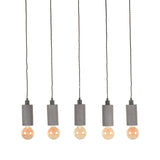 LABEL51 Hanglamp Fresco - Concrete - Beton - 5-Lichts van LABEL51 – Luxe comfort op maat van PureWonen. Vraag naar de beste prijs.