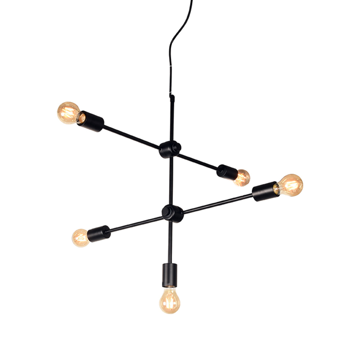 LABEL51 Hanglamp Stilo - Zwart - Metaal van LABEL51 – Luxe comfort op maat van PureWonen. Vraag naar de beste prijs.