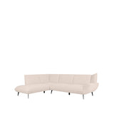 LABEL51 Hoekbank Pesaro - Naturel - Boucle - Links van LABEL51 – Luxe comfort op maat van PureWonen. Vraag naar de beste prijs.