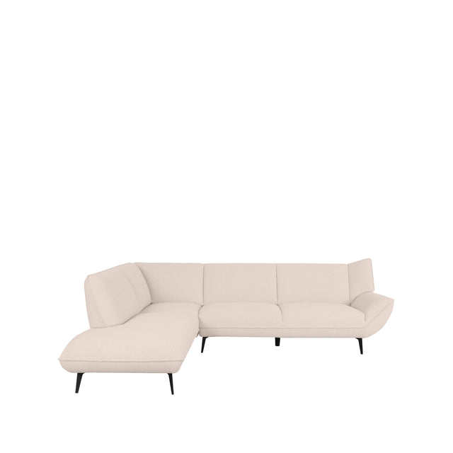 LABEL51 Hoekbank Pesaro - Naturel - Boucle - Links van LABEL51 – Luxe comfort op maat van PureWonen. Vraag naar de beste prijs.