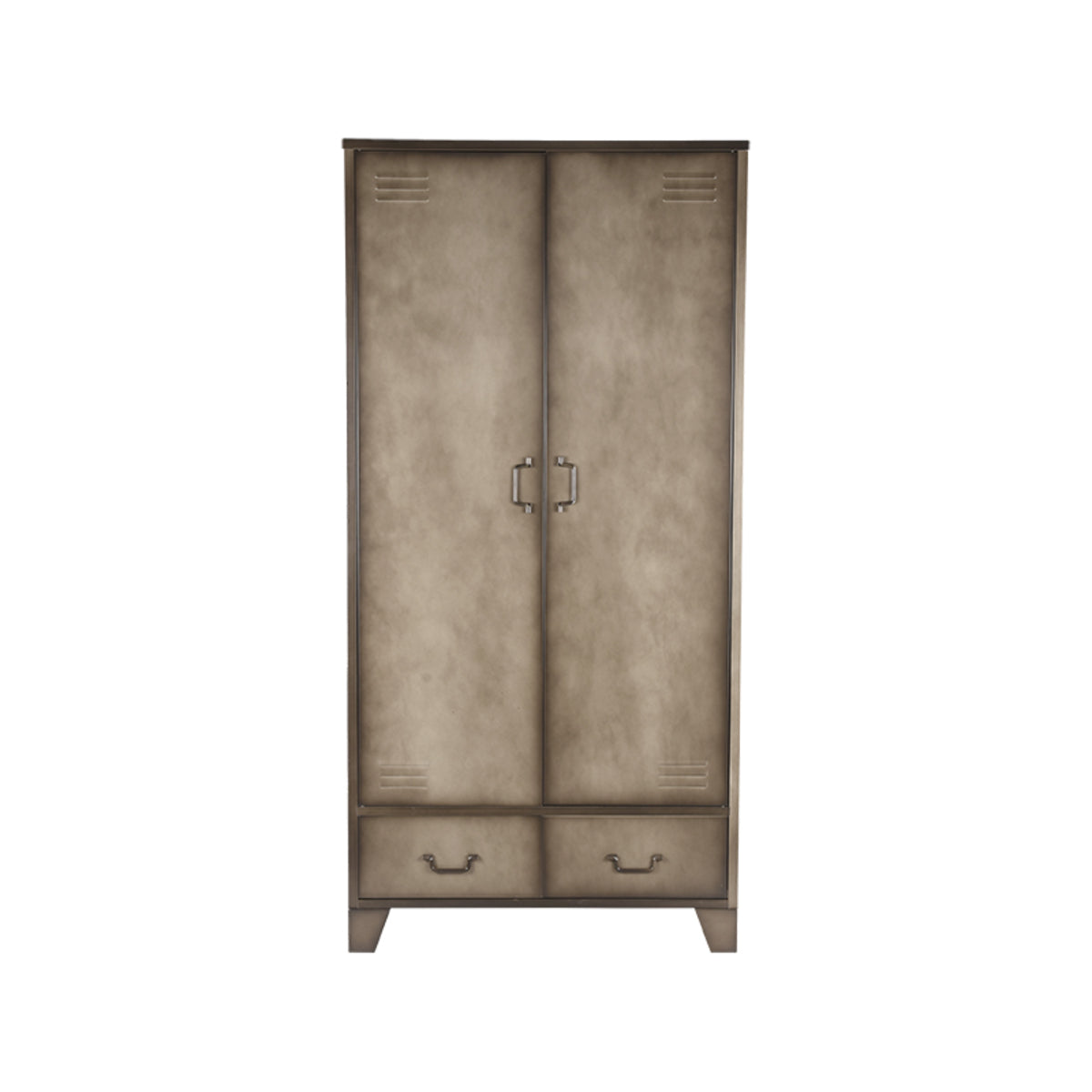 LABEL51 Bergkast Fence - Grijs - Metaal - 2-Deurs van LABEL51 – Luxe comfort op maat van PureWonen. Vraag naar de beste prijs.