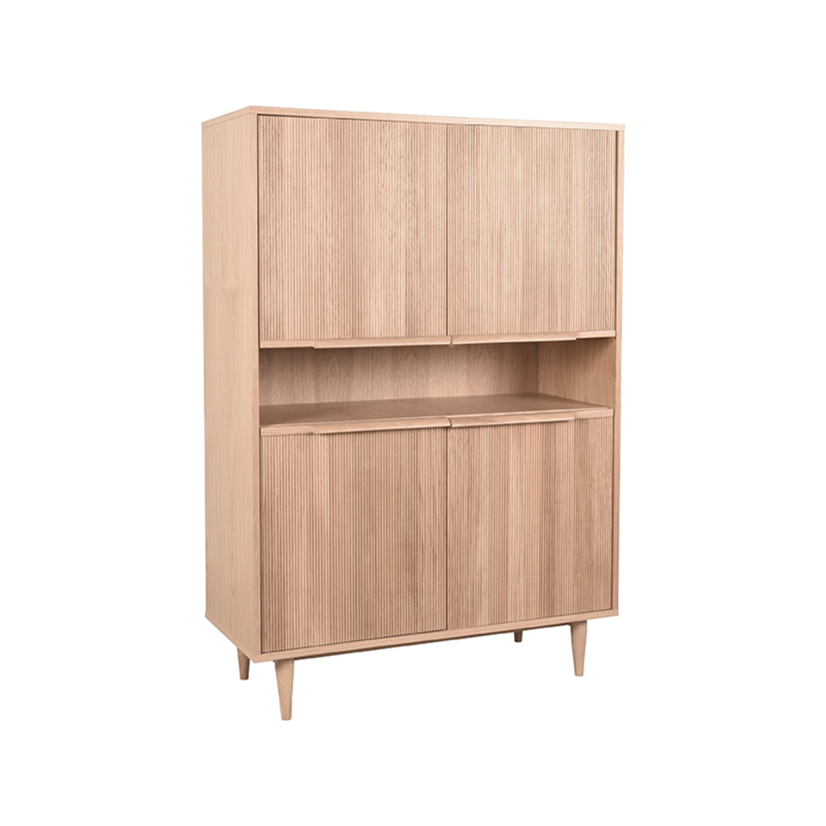 LABEL51 Bergkast Jule - Naturel - Eiken - Hoge Kast van LABEL51 – Luxe comfort op maat van PureWonen. Vraag naar de beste prijs.