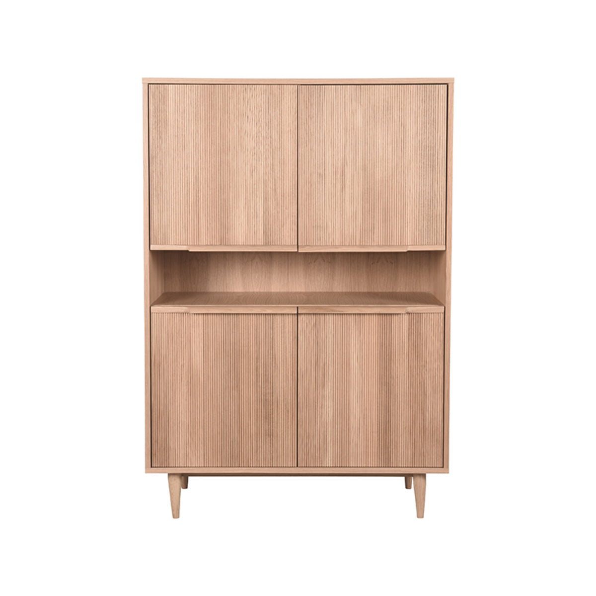 LABEL51 Bergkast Jule - Naturel - Eiken - Hoge Kast van LABEL51 – Luxe comfort op maat van PureWonen. Vraag naar de beste prijs.
