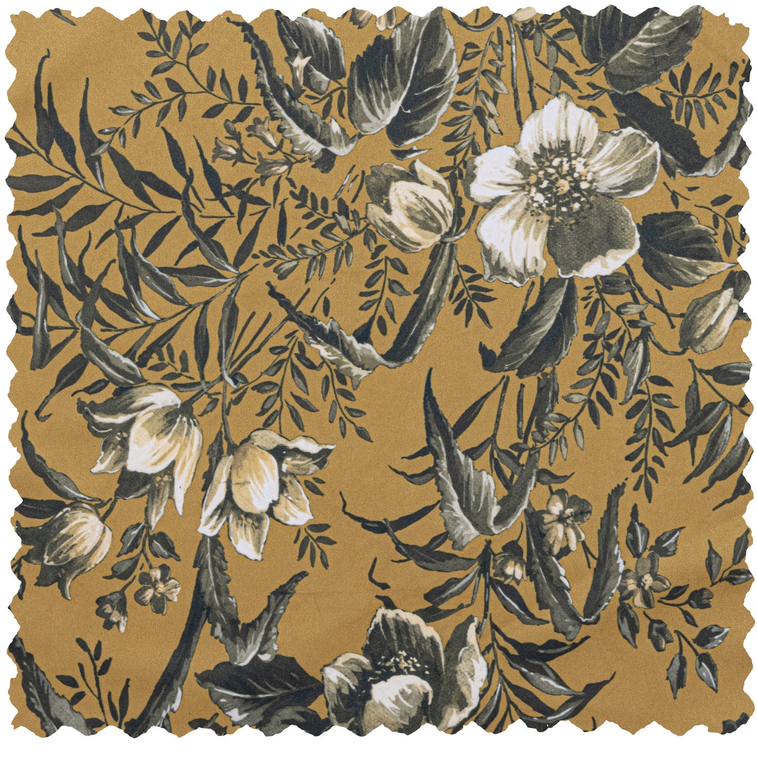 Vogue Eetkamerstoel Velvet Poppy Mosterd