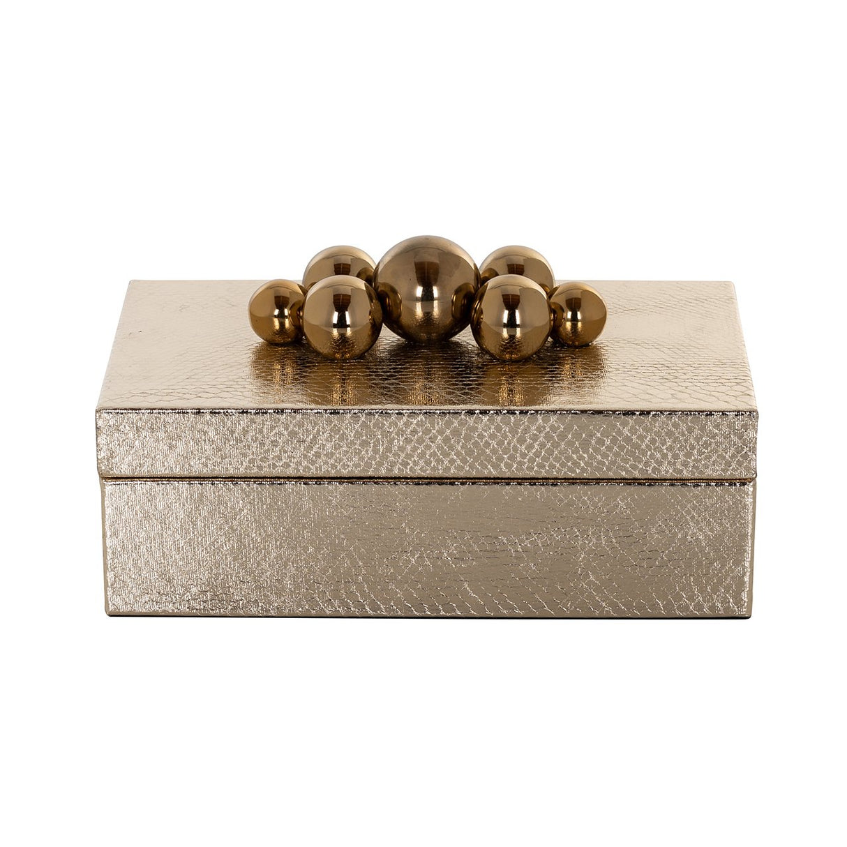 Opberg box Norah (Gold) van Richmond Interiors – Luxe comfort op maat van PureWonen. Vraag naar de beste prijs.