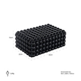 Juwelenbox Batool groot (Black) van Richmond Interiors – Luxe comfort op maat van PureWonen. Vraag naar de beste prijs.