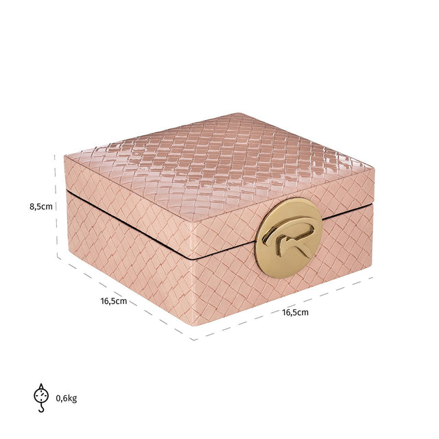 Juwelenbox Rosaly klein blush (Pink) van Richmond Interiors – Luxe comfort op maat van PureWonen. Vraag naar de beste prijs.