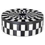 Opbergbox Nore (Black/white) van Richmond Interiors – Luxe comfort op maat van PureWonen. Vraag naar de beste prijs.