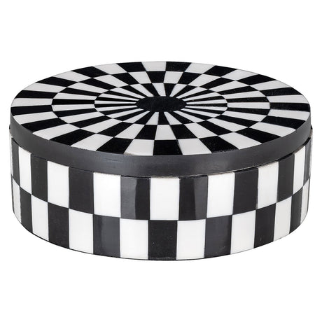 Opbergbox Nore (Black/white) van Richmond Interiors – Luxe comfort op maat van PureWonen. Vraag naar de beste prijs.