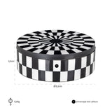 Opbergbox Nore (Black/white) van Richmond Interiors – Luxe comfort op maat van PureWonen. Vraag naar de beste prijs.