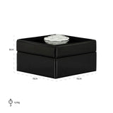 Opbergdoos Lune (Black/white) van Richmond Interiors – Luxe comfort op maat van PureWonen. Vraag naar de beste prijs.