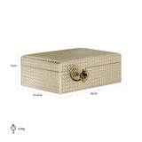 Juwelen box Trace (Gold) van Richmond Interiors – Luxe comfort op maat van PureWonen. Vraag naar de beste prijs.