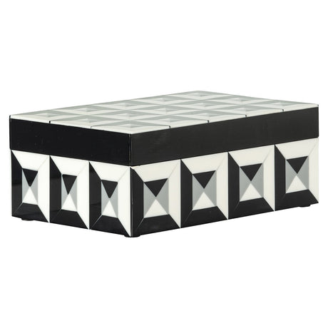 Juwelenbox Licia (Black/white) van Richmond Interiors – Luxe comfort op maat van PureWonen. Vraag naar de beste prijs.