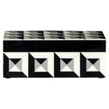 Juwelenbox Licia (Black/white) van Richmond Interiors – Luxe comfort op maat van PureWonen. Vraag naar de beste prijs.
