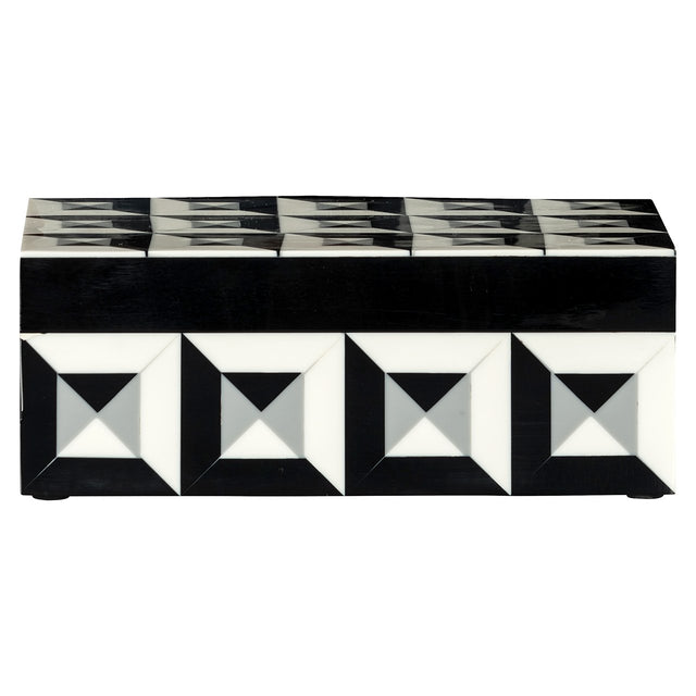 Juwelenbox Licia (Black/white) van Richmond Interiors – Luxe comfort op maat van PureWonen. Vraag naar de beste prijs.