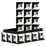 Juwelenbox Licia (Black/white) van Richmond Interiors – Luxe comfort op maat van PureWonen. Vraag naar de beste prijs.