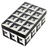 Juwelenbox Licia (Black/white) van Richmond Interiors – Luxe comfort op maat van PureWonen. Vraag naar de beste prijs.