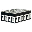 Juwelenbox Licia groot (Black/white) van Richmond Interiors – Luxe comfort op maat van PureWonen. Vraag naar de beste prijs.