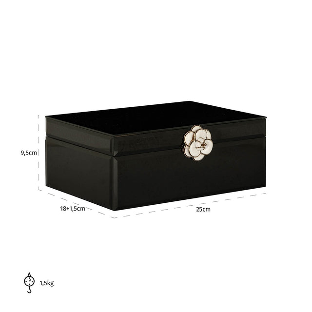 Juwelen box Vivy groot (Black) van Richmond Interiors – Luxe comfort op maat van PureWonen. Vraag naar de beste prijs.