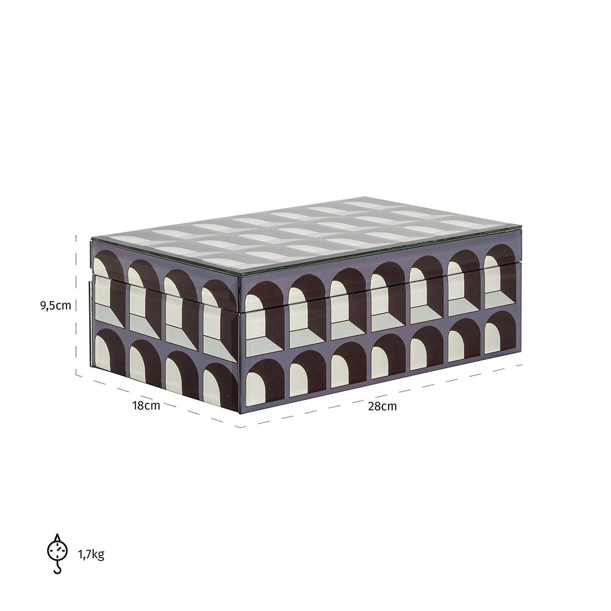 Juwelen box Vaya groot (Black) van Richmond Interiors – Luxe comfort op maat van PureWonen. Vraag naar de beste prijs.