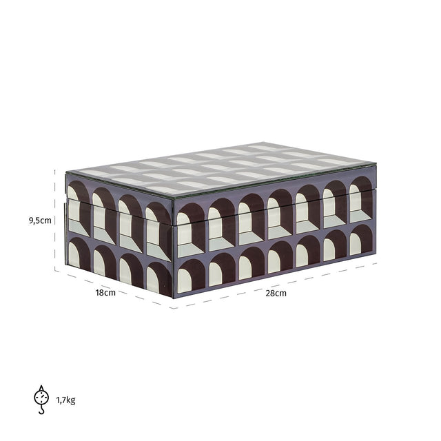 Juwelen box Vaya groot (Black) van Richmond Interiors – Luxe comfort op maat van PureWonen. Vraag naar de beste prijs.