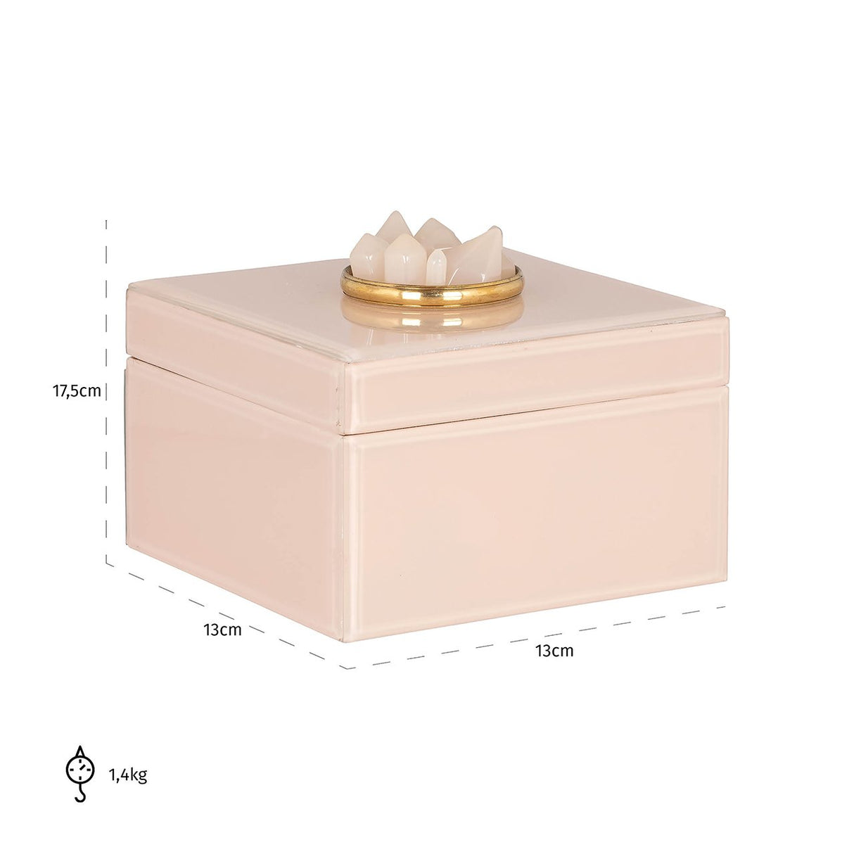 Opbergbox Jalisa (Pink) van Richmond Interiors – Luxe comfort op maat van PureWonen. Vraag naar de beste prijs.