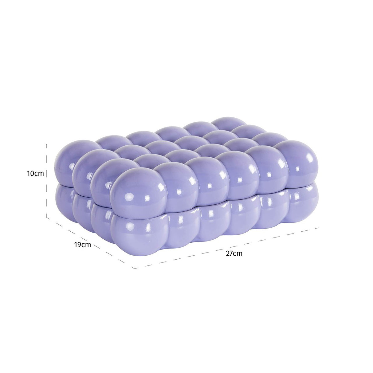 Opbergbox Cece groot (Purple) van Richmond Interiors – Luxe comfort op maat van PureWonen. Vraag naar de beste prijs.