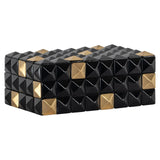 Opbergdoos Velicia black/gold