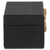 Opbergdoos Amal black/gold small