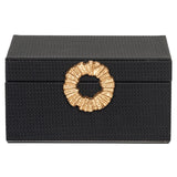 Opbergdoos Amal black/gold large